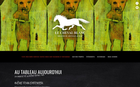Leche­valblanc | Le Cheval Blanc Brasseur artisan & bar