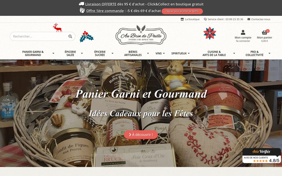 Au Brin de Paille | Épicerie fine, Bière & Caviste depuis 1900