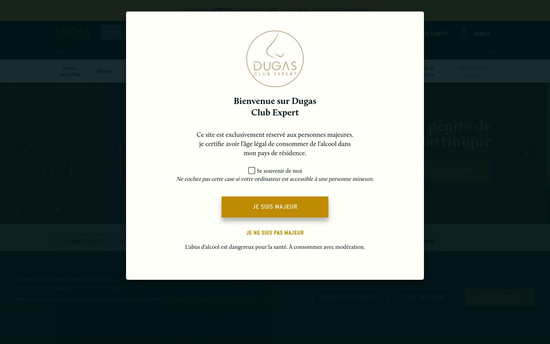 Dugasclubexpert | Vente de spiritueux en ligne rhum, whisky, vodka, cognac Dugas Club Expert