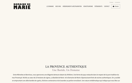 Domainedema­rie | Domaine de Marie Propriété Viticole Ménerbes