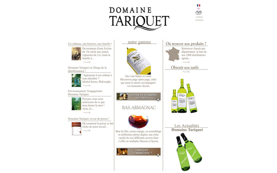 Tariquet | Tariquet vin blanc & Armagnac cotes de Gascogne Vins blancs